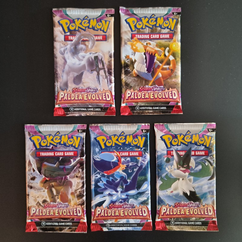 Paldea Evolved Booster Pack - Artwork Set